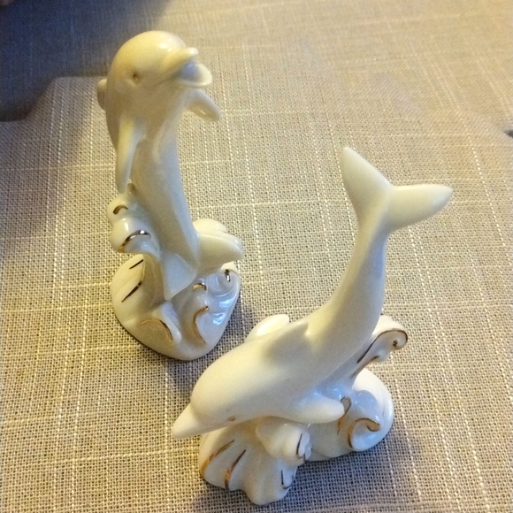 Lenox Dive of  the Dolphin Figurines Lot of 2 - Picture 1 of 13
